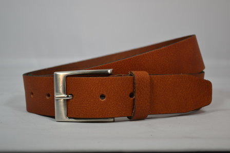 4 CM Jeansriem Cognac