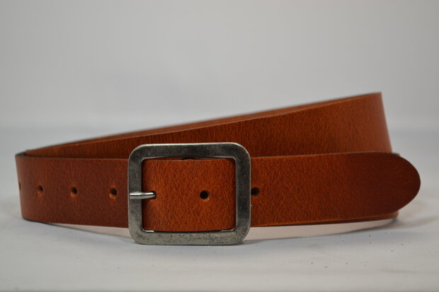 3,5 CM Jeans riem Cognac