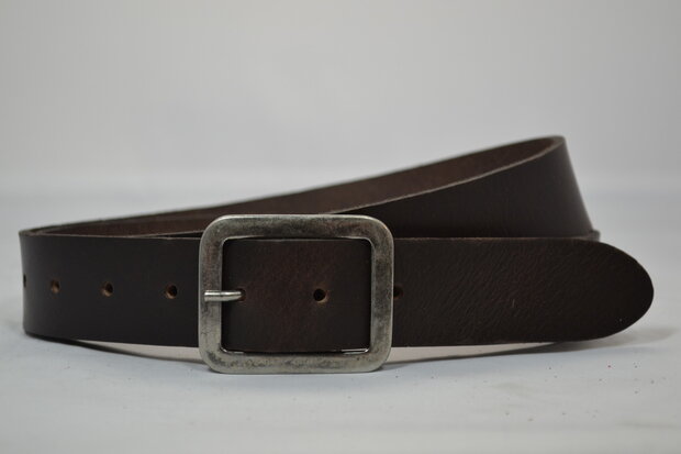 Bruine riem 3,5 cm - 35142