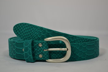 Dames riem Turquoise 3,5 cm - 035