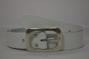 Witte riem 4 cm - 5057